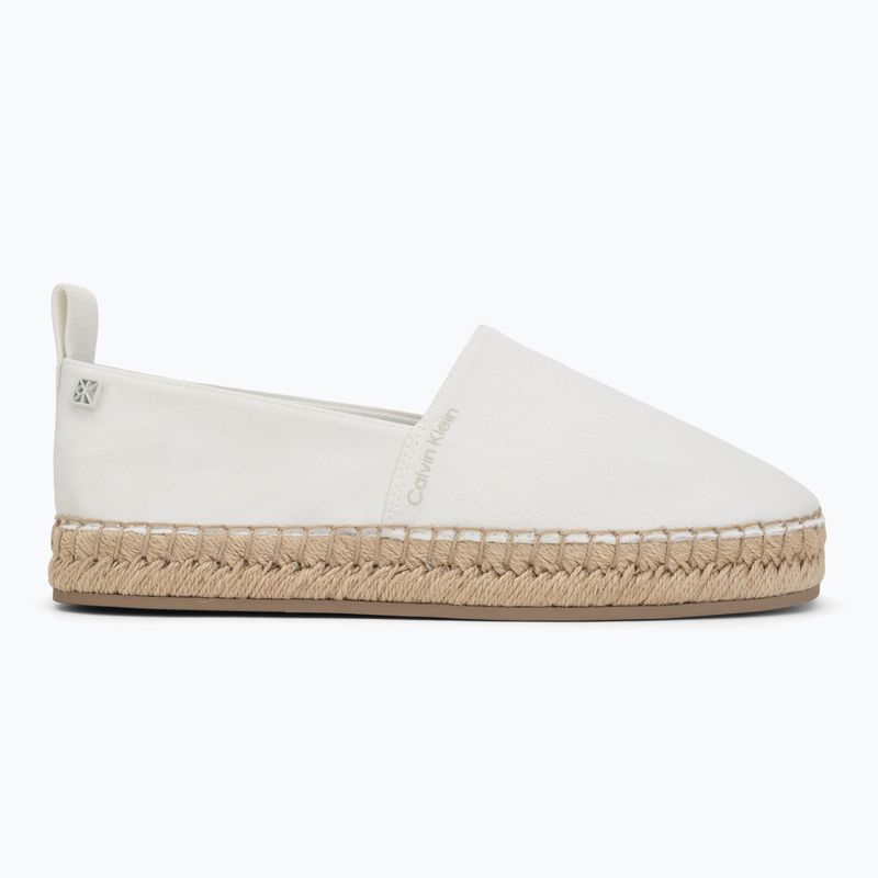 Női spárgatalpú cipők Calvin Klein HW0HW02931 Oblique Canvas Off White 2