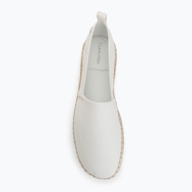 Női spárgatalpú cipők Calvin Klein HW0HW02931 Oblique Canvas Off White 5