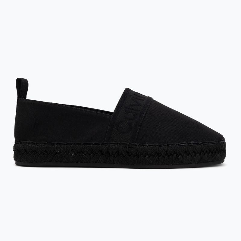 Női spárgatalpú cipők Calvin Klein HW0HW02934 Oblique Webbing Triple Black 2
