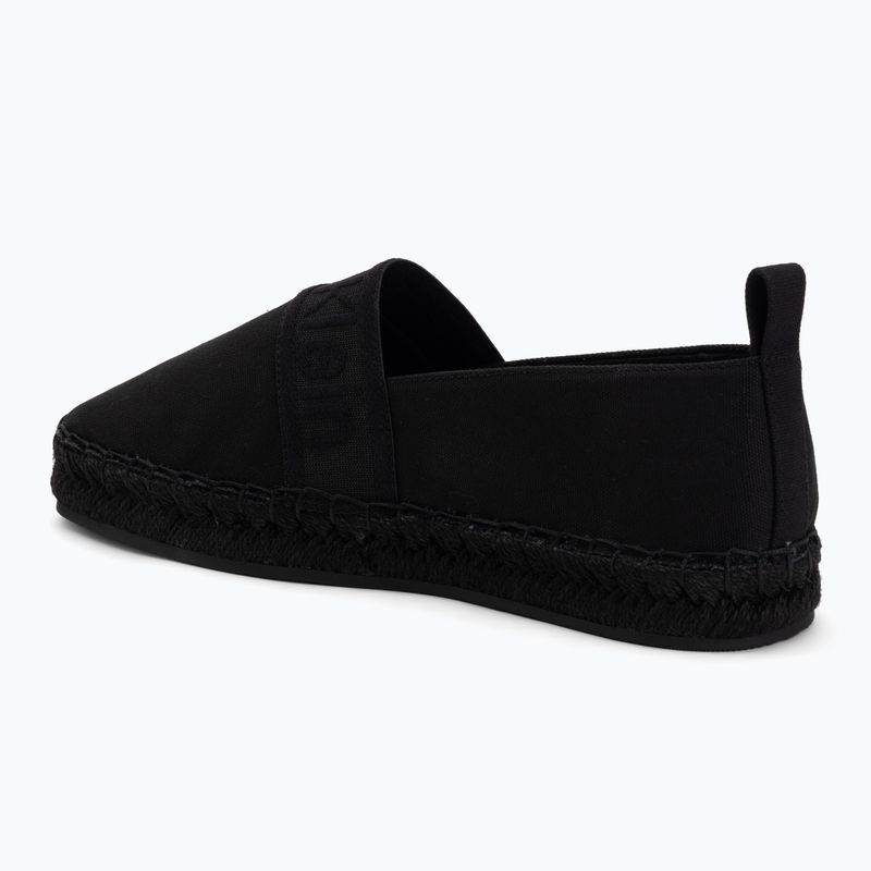 Női spárgatalpú cipők Calvin Klein HW0HW02934 Oblique Webbing Triple Black 3