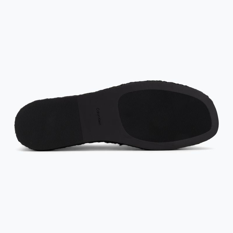 Női spárgatalpú cipők Calvin Klein HW0HW02934 Oblique Webbing Triple Black 4