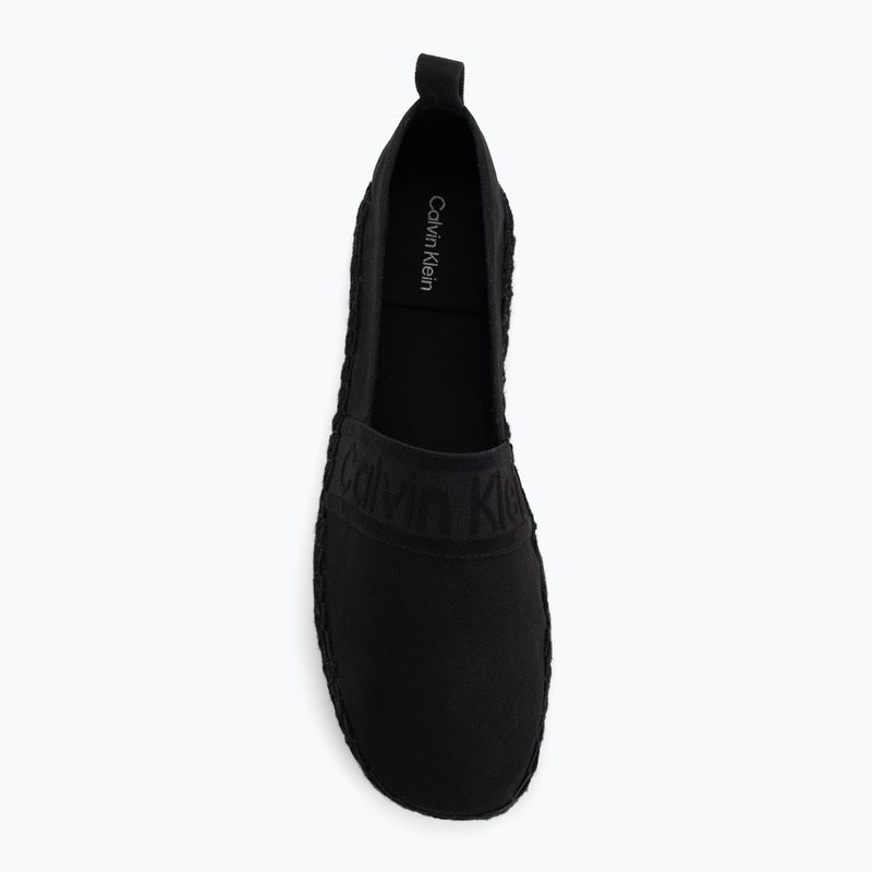 Női spárgatalpú cipők Calvin Klein HW0HW02934 Oblique Webbing Triple Black 5