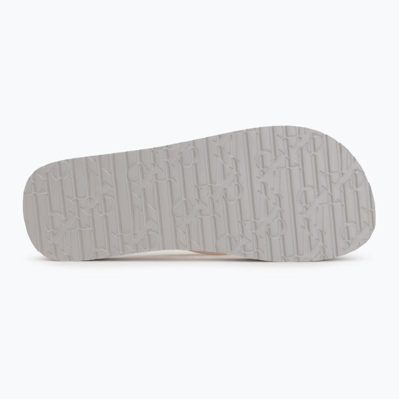 Női flip-flop papucsok Calvin Klein HW0HW03120 Flatform silver 4