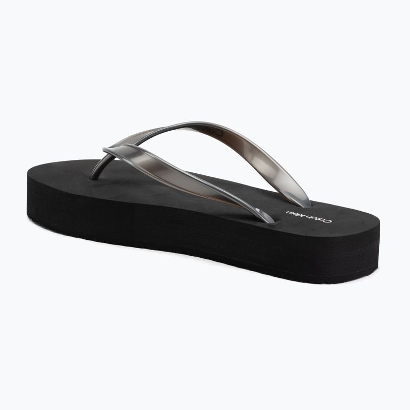 Női flip-flop papucsok Calvin Klein HW0HW03120 Flatform triple black 3