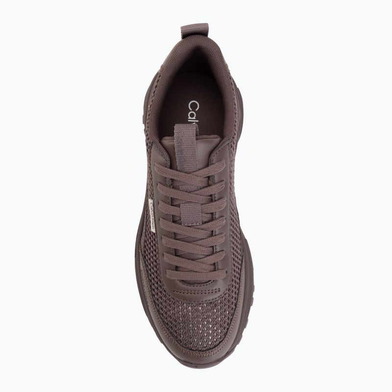 Női cipők Calvin Klein HW0HW03000 Hike Runner Lup Lin Mesh peppercorn 5