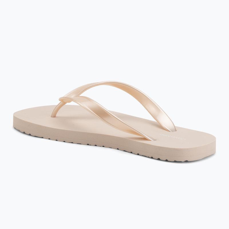 Női flip-flop papucsok Calvin Klein HW0HW02956 Tpu Metallic whisper pink 3