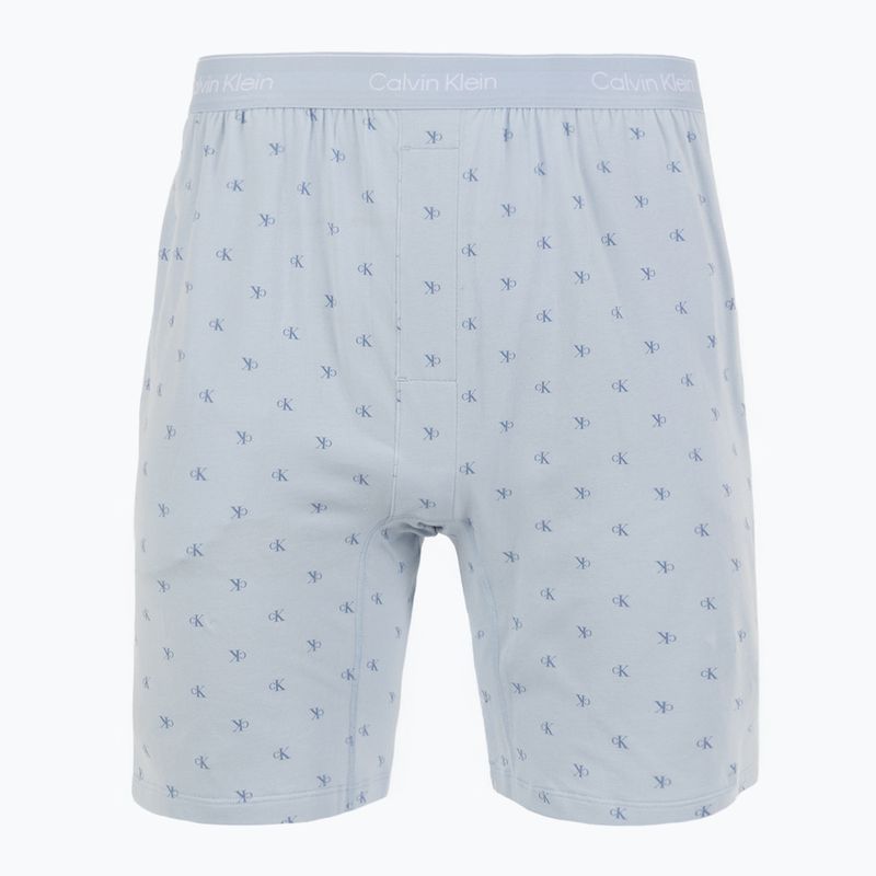 Férfi pizsama Calvin Klein LV00NM2900 breezy blue top w/diamond logo 6