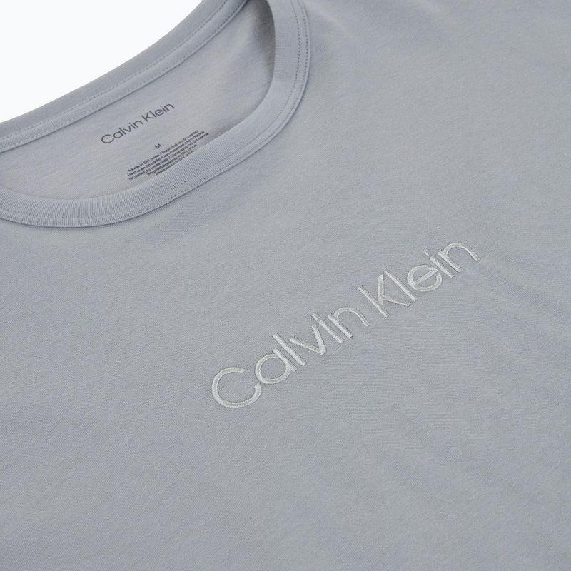 Férfi pizsama Calvin Klein LV00NM2900 misty grey top /diamond logo misty 5