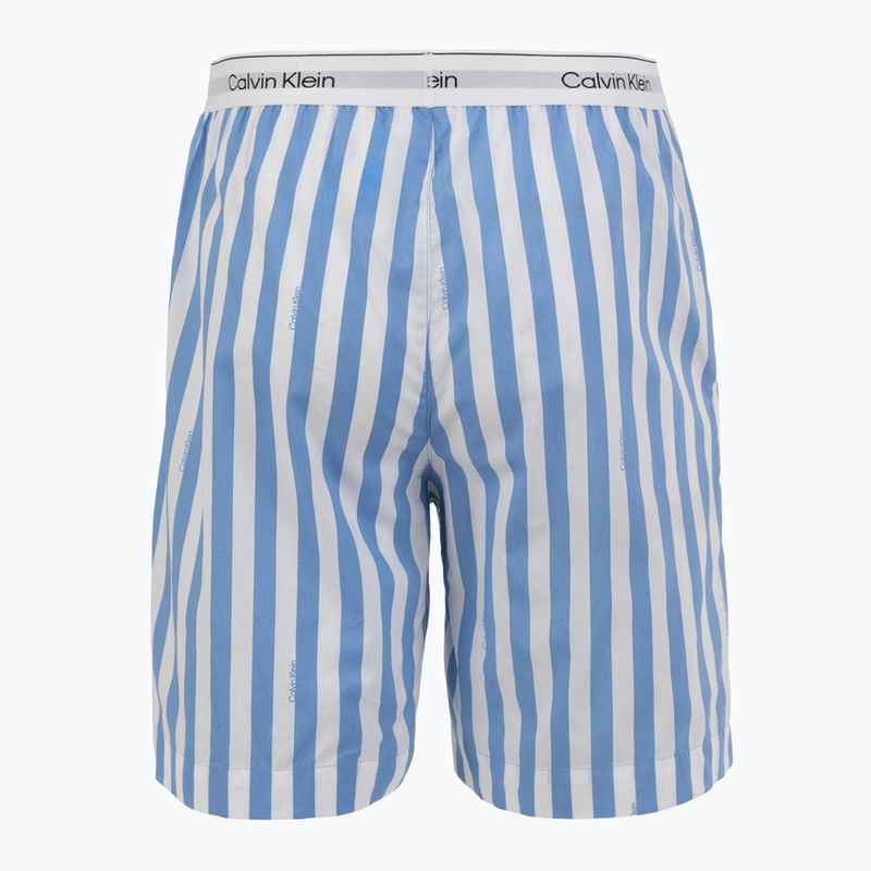 Férfi pizsama Calvin Klein LV00NM2903 classic white top/vertical boardway 7