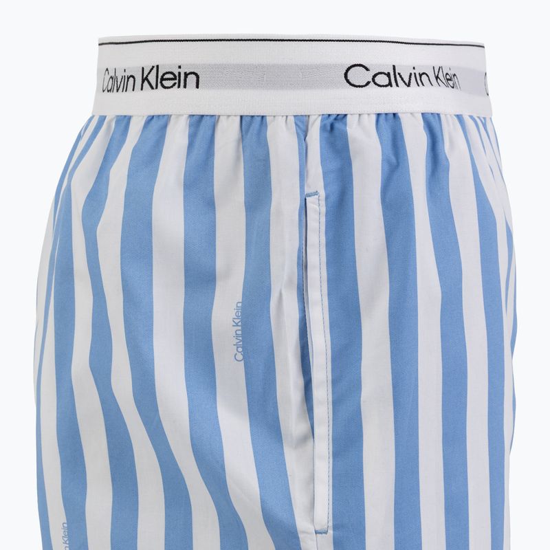 Férfi pizsama Calvin Klein LV00NM2903 classic white top/vertical boardway 8