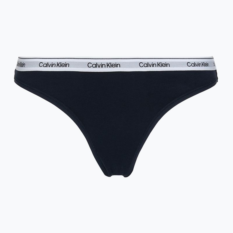 Női tanga Calvin Klein LV00QD5209 Thong 3 pairs shoreline/snow heather/pear sorbe 4