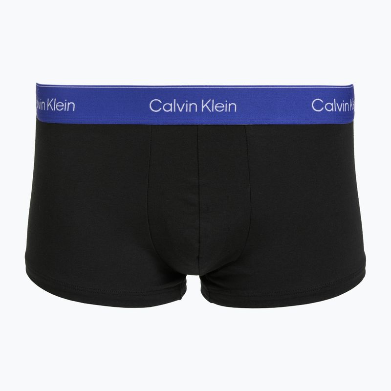 Férfi boxeralsó Calvin Klein LV00NB4390 Low Rise Trunk 5 pairs black wb/blue descent wb/green bi/khaki 5