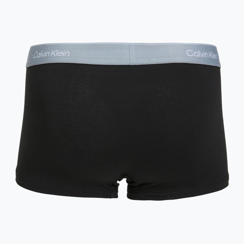 Férfi boxeralsó Calvin Klein LV00NB4390 Low Rise Trunk 5 pairs black wb/blue descent wb/green bi/khaki 7