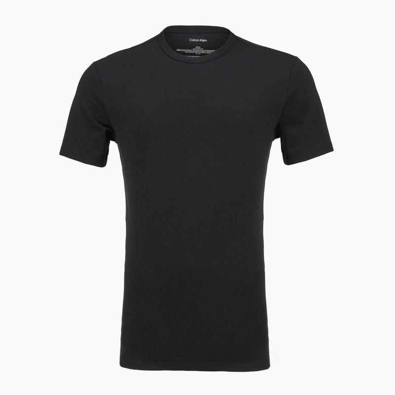 Férfi póló Calvin Klein LV00NB4185 Crew Neck 3 pcs. black with blue descent emb/blue descent 6