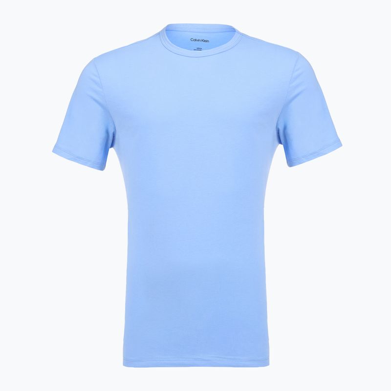 Férfi póló Calvin Klein LV00NB4185 Crew Neck 3 pcs. black with blue descent emb/blue descent 7