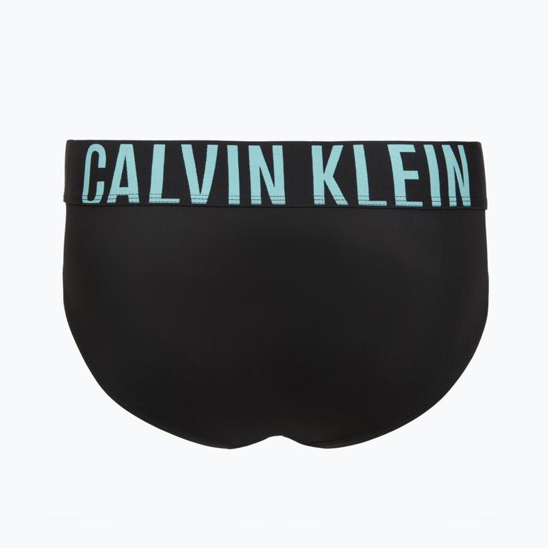 Férfi alsónadrág Calvin Klein 000NB3610A Hip Brief 3 pairs black w/ombre blue logo/black w/c 3
