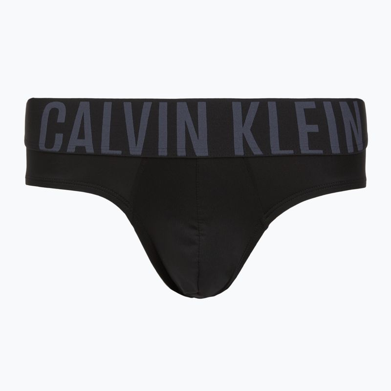 Férfi alsónadrág Calvin Klein 000NB3610A Hip Brief 3 pairs black w/ombre blue logo/black w/c 5