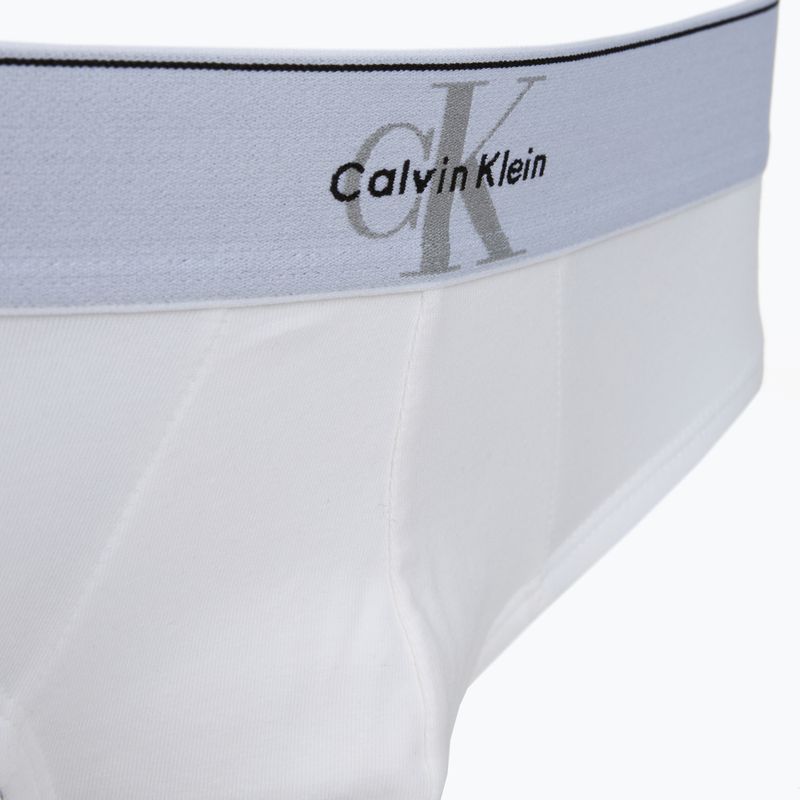 Férfi alsónadrág Calvin Klein LV00NB4471 Hip Brief 3 pairs black/misty grey/white 6