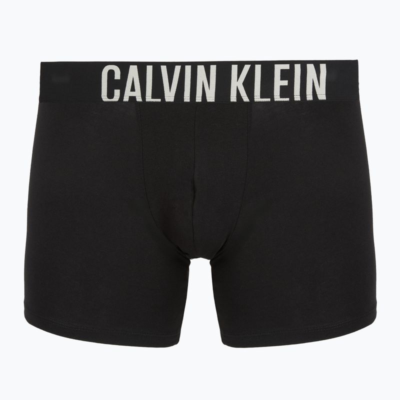 Boxeralsó Calvin Klein 000NB3609A Boxer Brief 3 pairs black w/oatmeal logo/black w/age 2