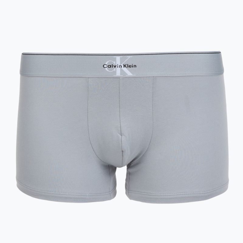 Férfi boxeralsó Calvin Klein LV00NB4472 Trunk 3 pairs black/misty grey/white 5