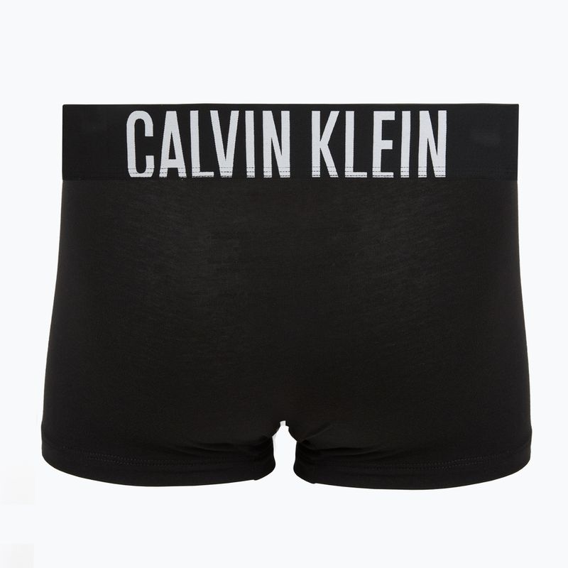 Férfi boxer nadrág Calvin Klein 000NB3608A Trunk 3 pairs black with harbor mist logo/ black with 4