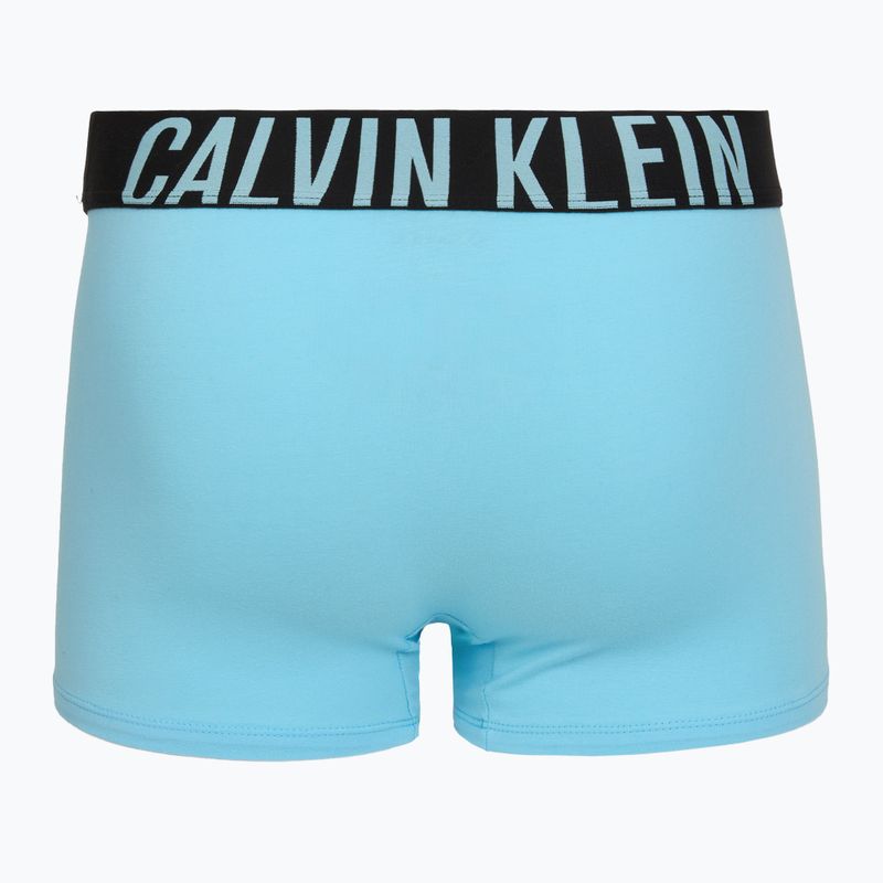 Férfi boxer Calvin Klein 000NB3608A Trunk 3 pár harbor mist/black/chilly blue 3