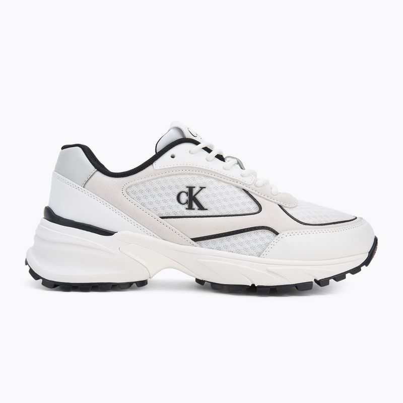 Férfi cipők Calvin Klein YM0YM01379 Hike Runner Mesh MIX bright white/black 2