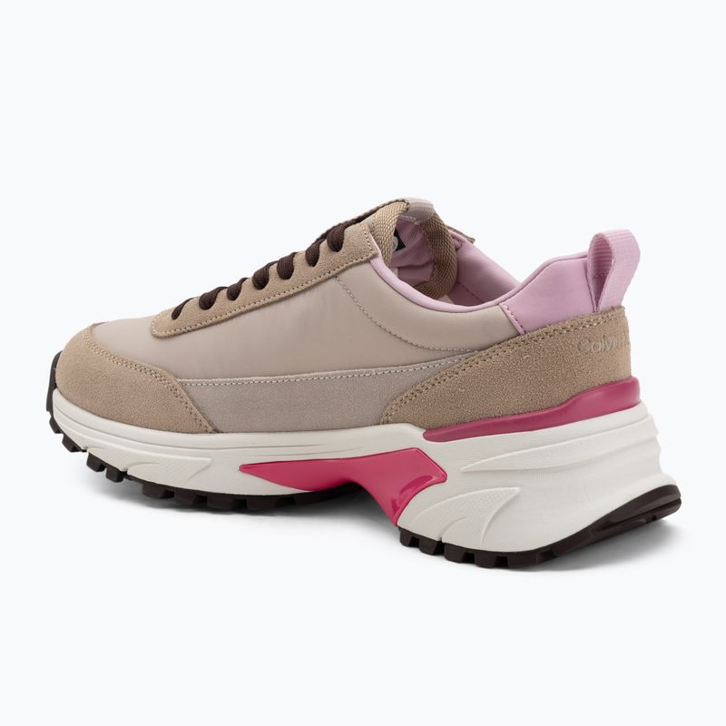 Női cipők Calvin Klein YW0YW02075 Hike Runner MG Nylon Mix chateau/silver mink/pink 3