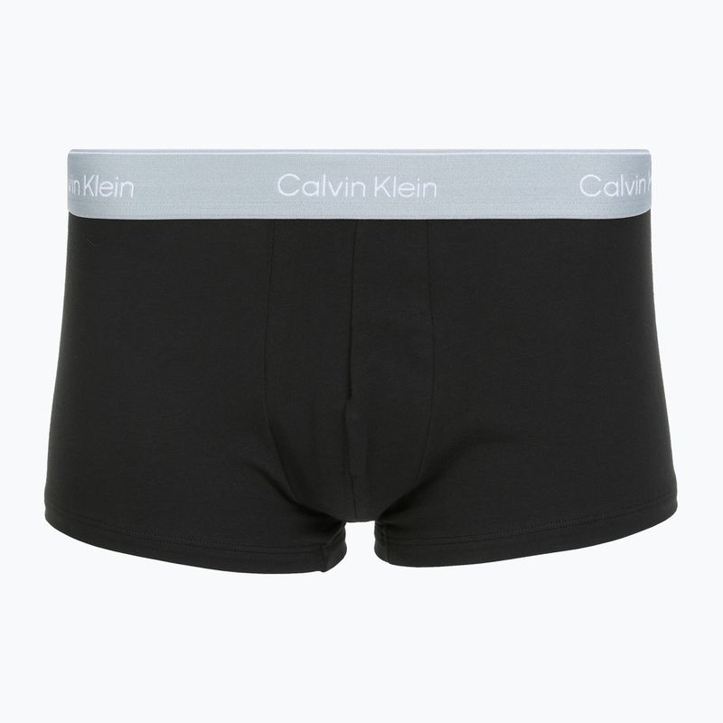 Boxeralsók Calvin Klein LV00NB4389 Low Rise Trunk 3 pár black/adrenaline rush/white/black 2