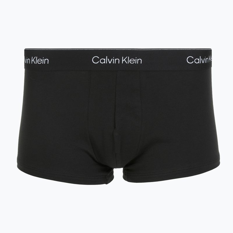 Boxeralsók Calvin Klein LV00NB4389 Low Rise Trunk 3 pár black/adrenaline rush/white/black 4