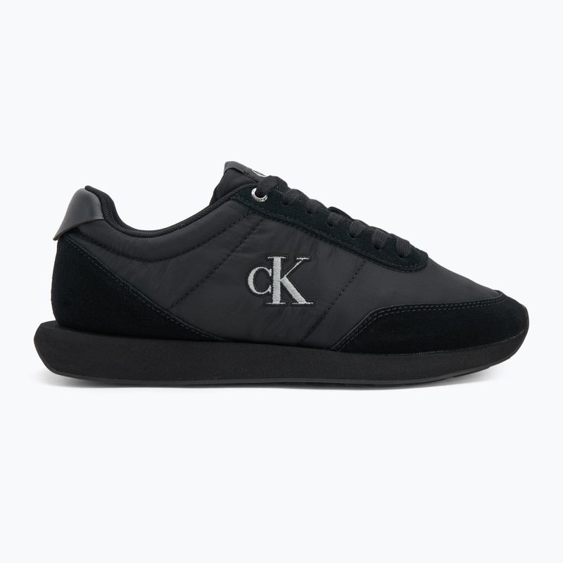Férfi cipők Calvin Klein YM0YM01361 Retro Runner Essential MIX MAT triple black 2