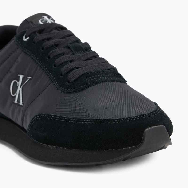 Férfi cipők Calvin Klein YM0YM01361 Retro Runner Essential MIX MAT triple black 7