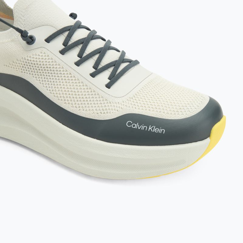 Férfi cipők Calvin Klein YM0YM01457 Chunky Runner Fűzős Zokni-szerű Kötött vaporous white/coal/buttercup 7