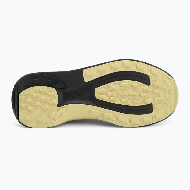 Férfi cipők Calvin Klein YM0YM01456 Chunky Runner Lace Up Mix Aop black/medieval forest/coal/lime 4