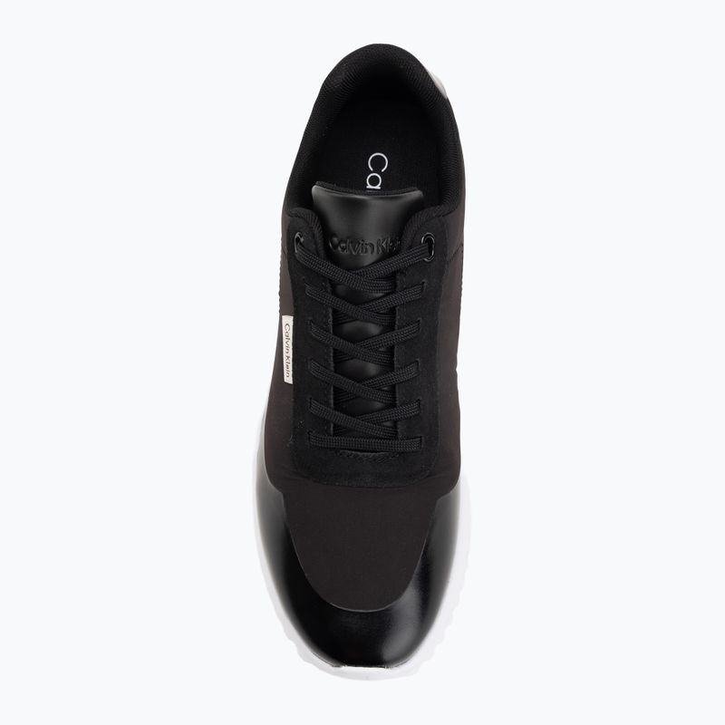 Női cipő Calvin Klein YW0YW02016 Eva Runner Lace Up Mat Mix 0GN black/gun metal 5