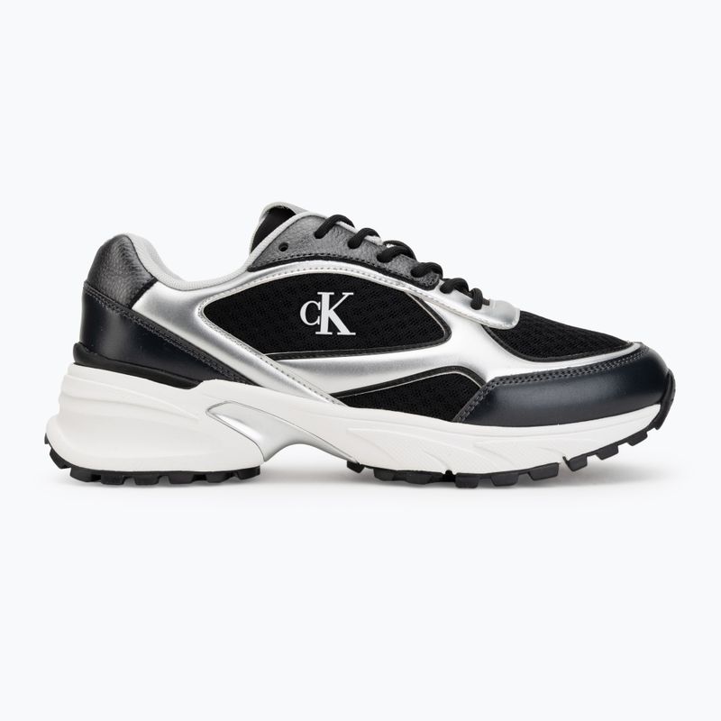 Férfi cipők Calvin Klein YM0YM01402 Hike Runner Laceup Mesh Mix black/silver 2