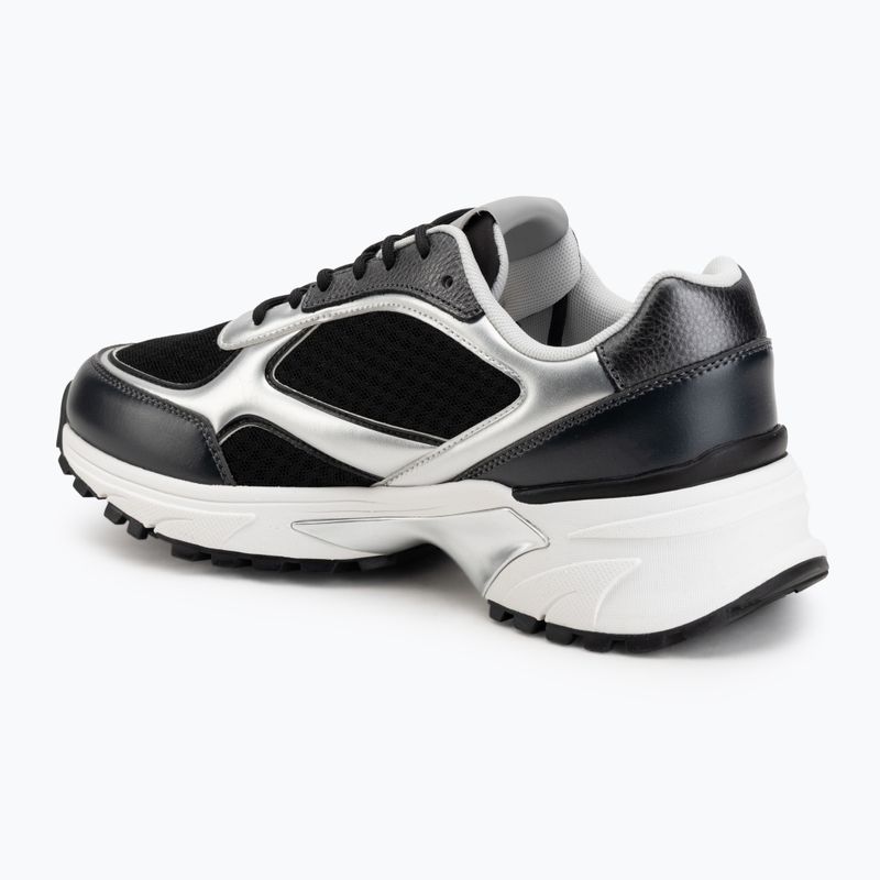 Férfi cipők Calvin Klein YM0YM01402 Hike Runner Laceup Mesh Mix black/silver 3