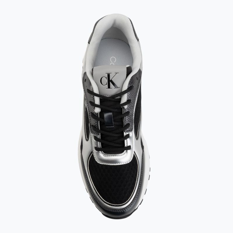 Férfi cipők Calvin Klein YM0YM01402 Hike Runner Laceup Mesh Mix black/silver 5
