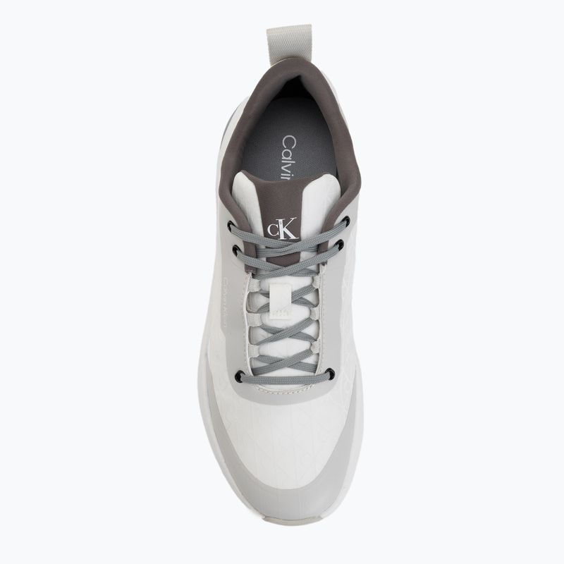 Férfi cipők Calvin Klein Chunky Runner Laceup Mix Aop white/granite road/granite gray 5