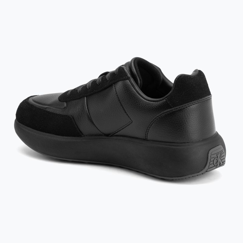 Férfi cipők Calvin Klein HM0HM02033 City Runner Laceup Tape Leather triple black 3