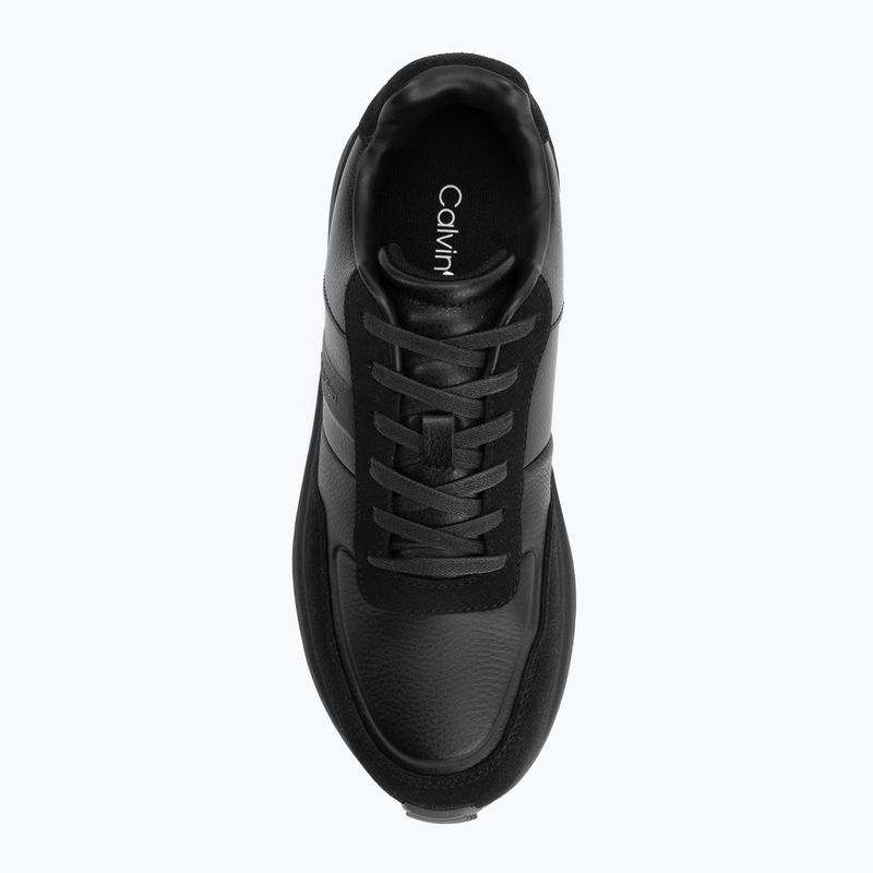 Férfi cipők Calvin Klein HM0HM02033 City Runner Laceup Tape Leather triple black 5