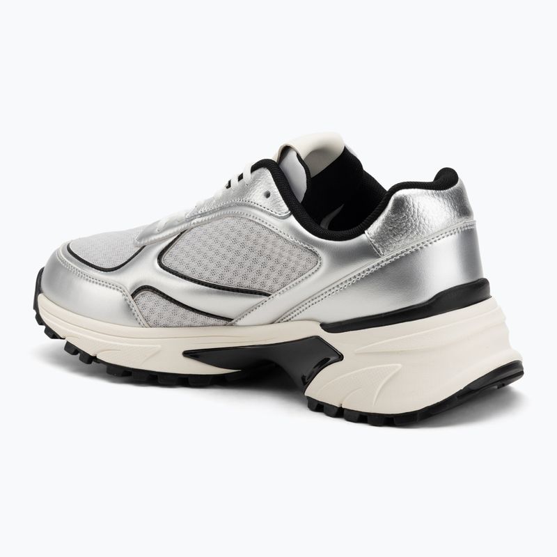 Férfi cipő Calvin Klein YM0YM01402 Hike Runner Laceup Mesh Mix silver/black/marshmallow 3