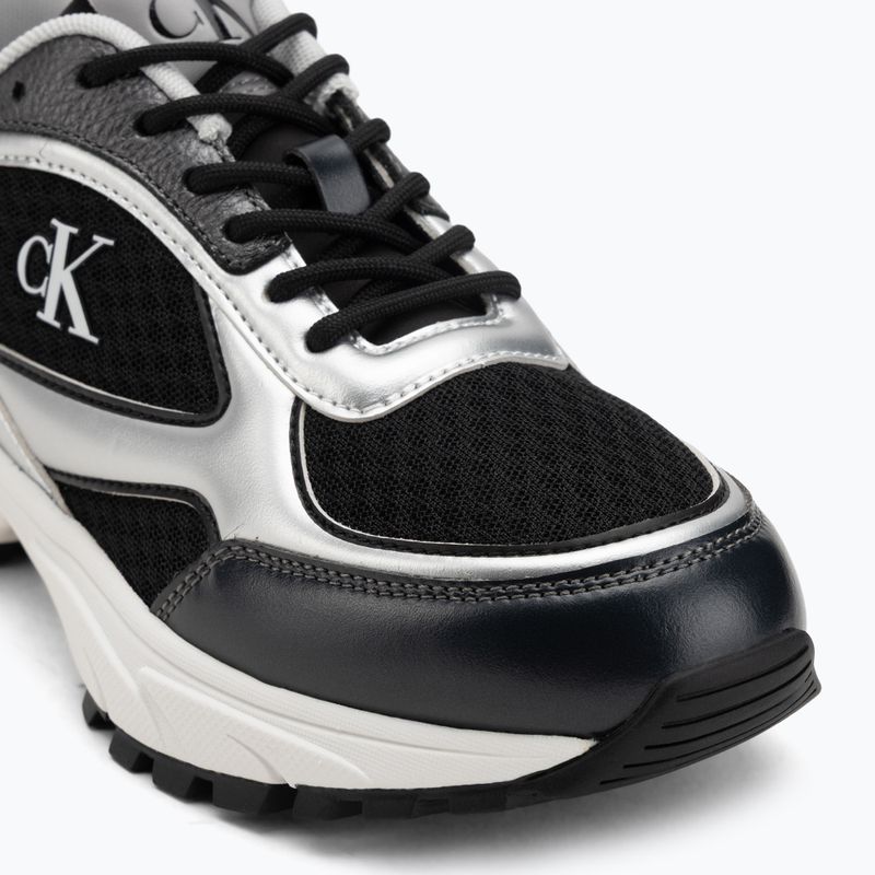 Női cipők Calvin Klein YW0YW02063 Hike Runner fűzős hálós anyag keverék black/silver 7