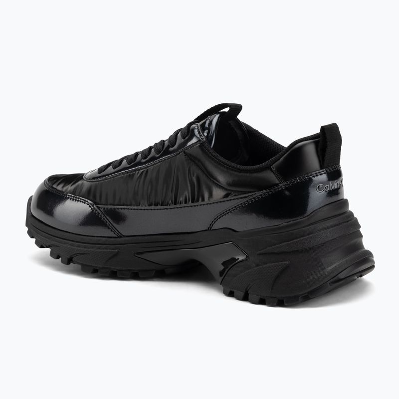 Női cipők Calvin Klein YW0YW02043 Hike Runner Lace Up Pearl Nylon triple black 3