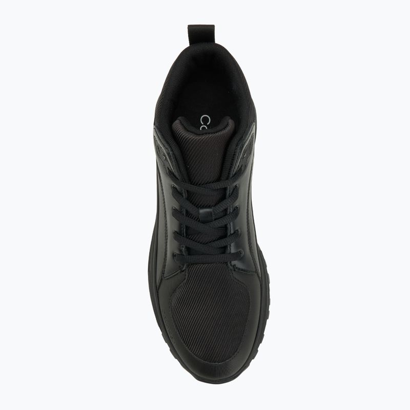 Férfi cipők Calvin Klein YM0YM01418 Hike Runner Mid Laceup Tech Mix triple black 5