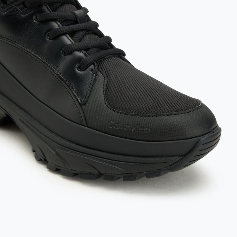 Férfi cipők Calvin Klein YM0YM01418 Hike Runner Mid Laceup Tech Mix triple black 7