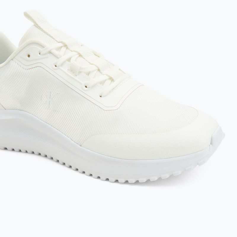 Férfi cipők Calvin Klein YM0YM01442 Eva Runner Lace Up Mat Mix 0GJ triple bright white 7