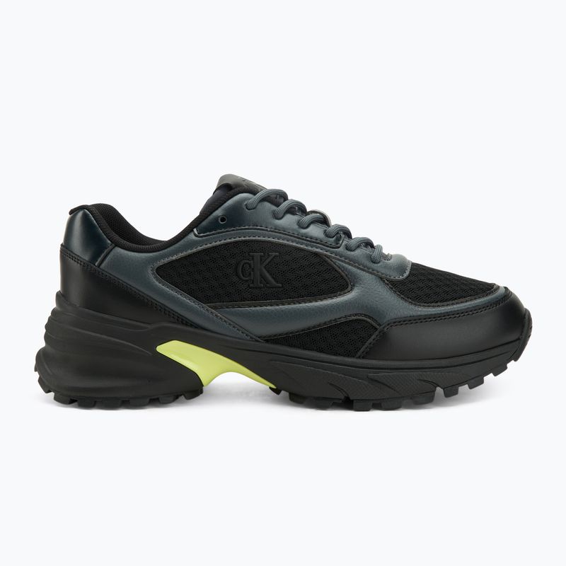Férfi cipők Calvin Klein YM0YM01451 Hike Runner Laceup Mesh Mix black/coal/buttercup 2