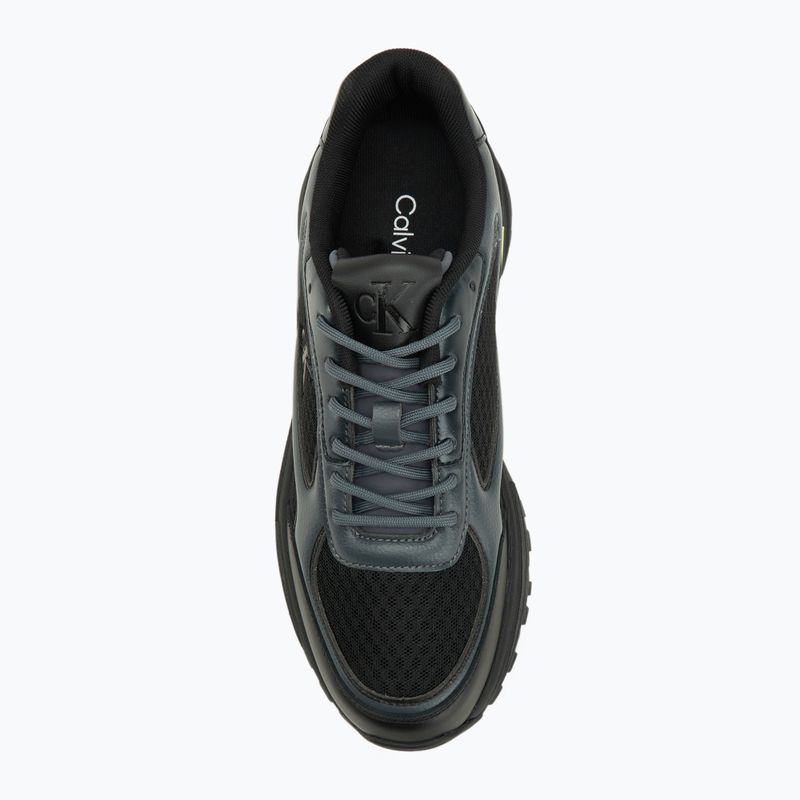 Férfi cipők Calvin Klein YM0YM01451 Hike Runner Laceup Mesh Mix black/coal/buttercup 5