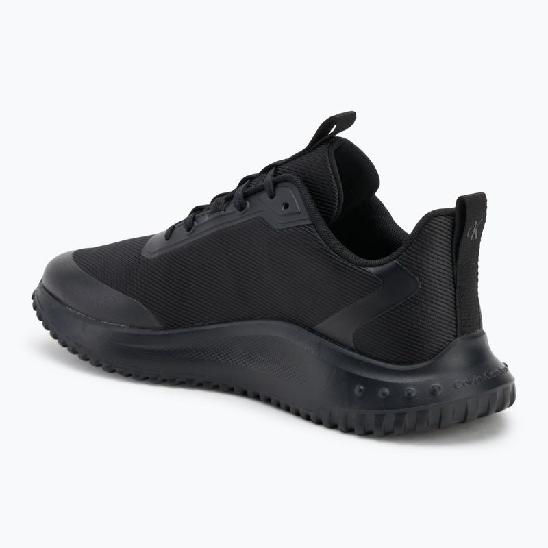 Férfi cipők Calvin Klein YM0YM01442 Eva Runner Lace Up Mat Mix 0GJ triple black 3